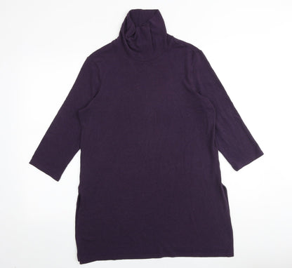 Womens UK Size 14 Marks and Spencer Purple Pullover Jumper