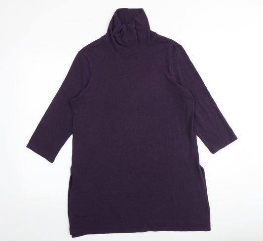 Womens UK Size 14 Marks and Spencer Purple Pullover Jumper
