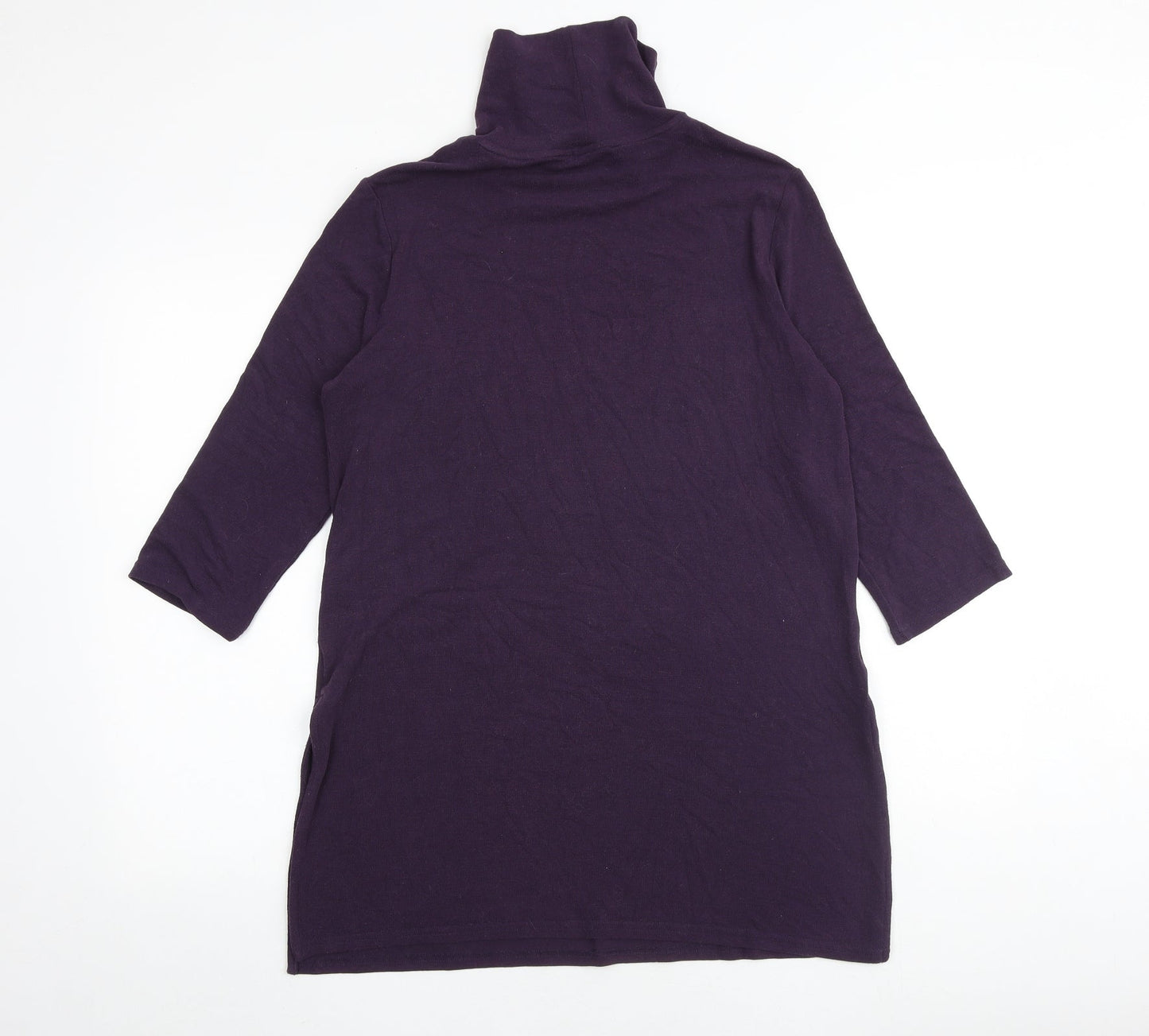 Womens UK Size 14 Marks and Spencer Purple Pullover Jumper