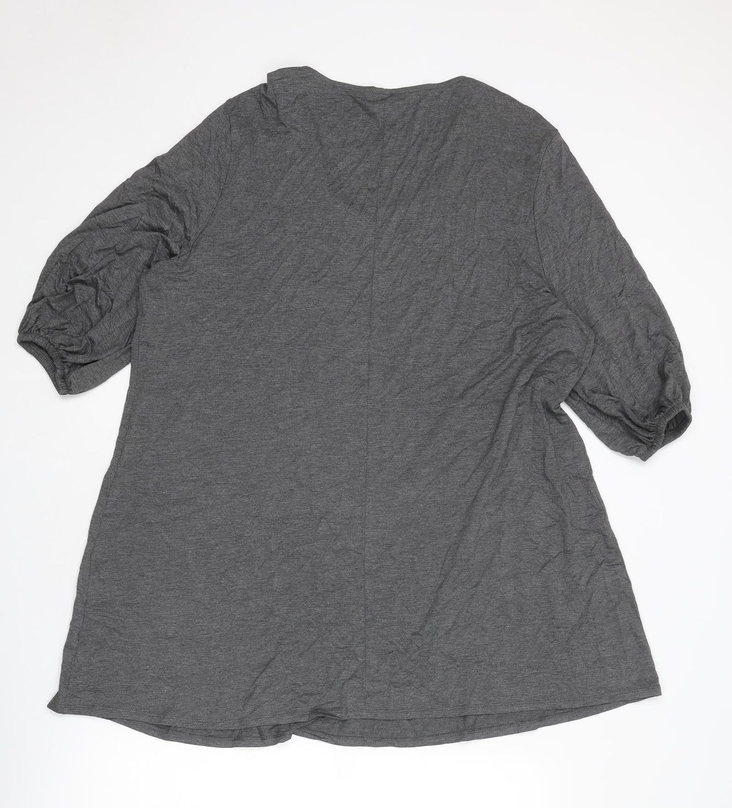 Capsule Womens Grey Viscose A-Line Size 20 Round Neck Pullover