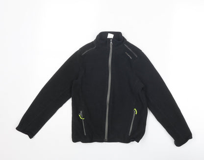 Quechua Boys Black Jacket Size 8 Years Zip