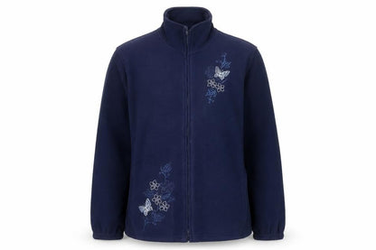 Pure & Natural Womens Blue Jacket Size M Zip