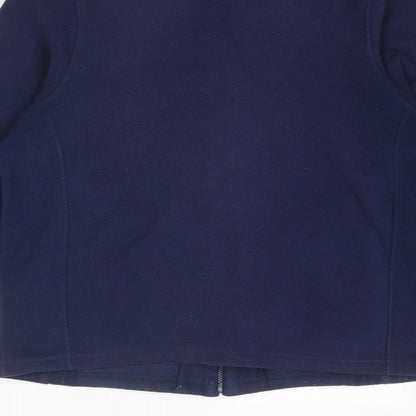 Pure & Natural Womens Blue Jacket Size M Zip
