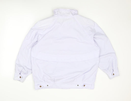 C&A Womens Purple Jacket Size 14 Snap