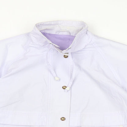 C&A Womens Purple Jacket Size 14 Snap