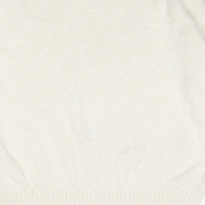 Womens UK Size M Marks and Spencer Ivory Pullover Jumper