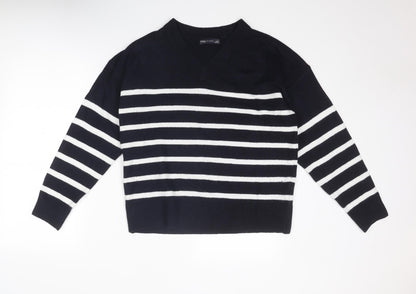 Womens UK Size M Marks and Spencer Blue Pullover Jumper