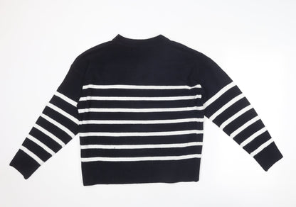 Womens UK Size M Marks and Spencer Blue Pullover Jumper