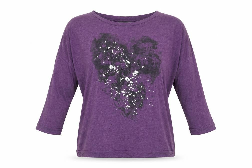 Womens UK Size 12 Dorothy Perkins Purple Basic Blouse