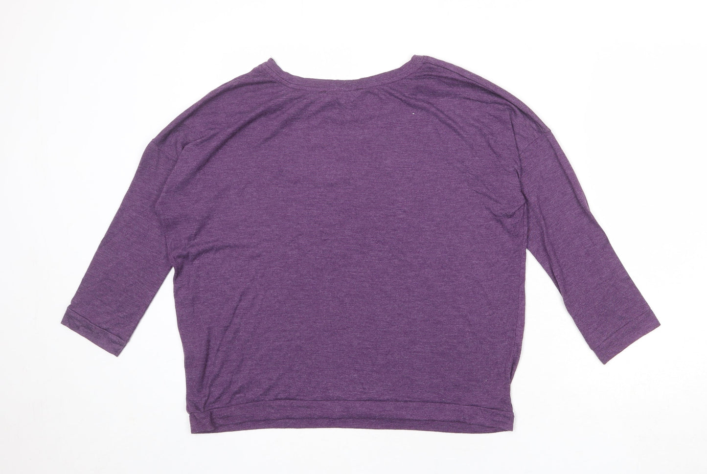 Womens UK Size 12 Dorothy Perkins Purple Basic Blouse