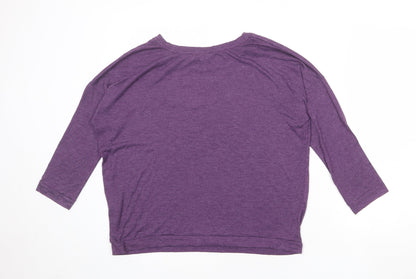 Womens UK Size 12 Dorothy Perkins Purple Basic Blouse