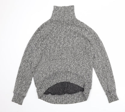 Womens UK Size 10 Topshop Grey Pullover Jumper