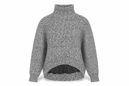 Womens UK Size 10 Topshop Grey Pullover Jumper