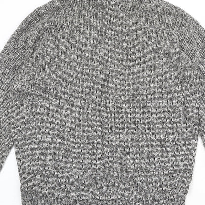 Womens UK Size 10 Topshop Grey Pullover Jumper