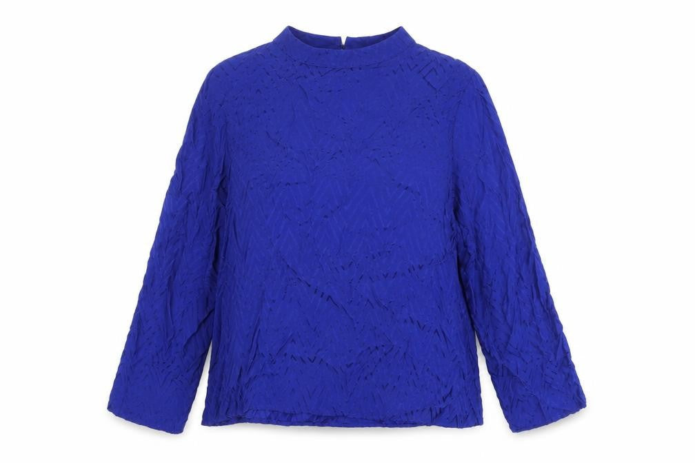 Womens UK Size 20 Marks and Spencer Blue Basic Blouse
