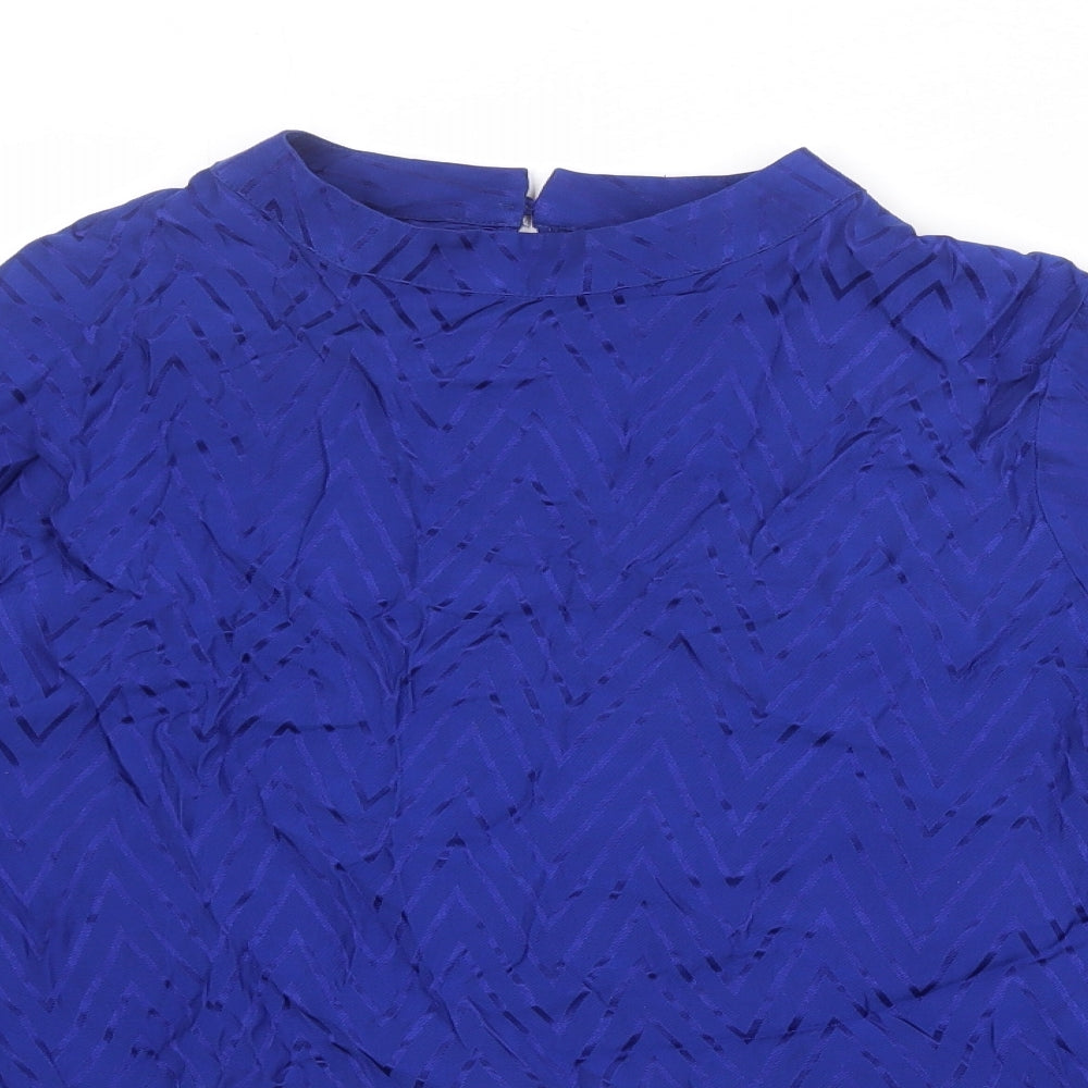 Womens UK Size 20 Marks and Spencer Blue Basic Blouse