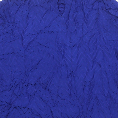 Womens UK Size 20 Marks and Spencer Blue Basic Blouse