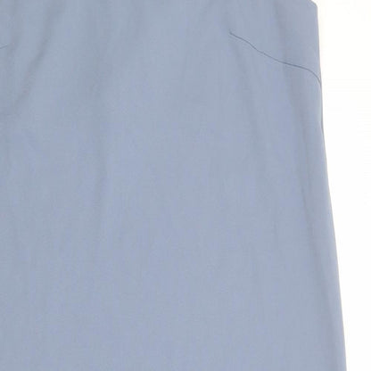 Quality Life Womens Blue Polyester Slip Dress Size XL V-Neck Pullover