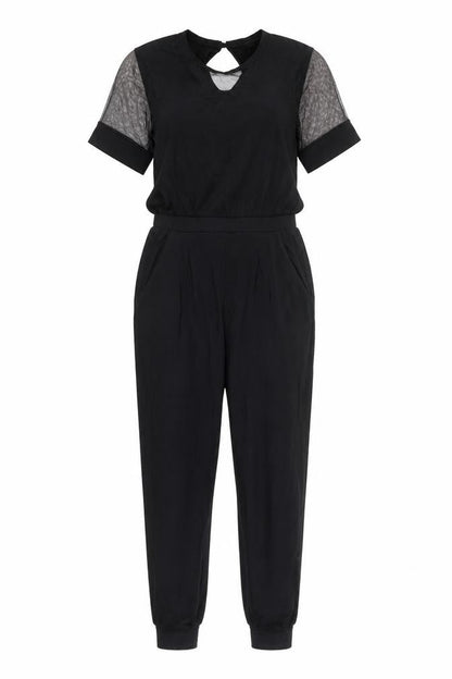 Womens UK Size 10 Topshop One-Piece Black Jumpsuit