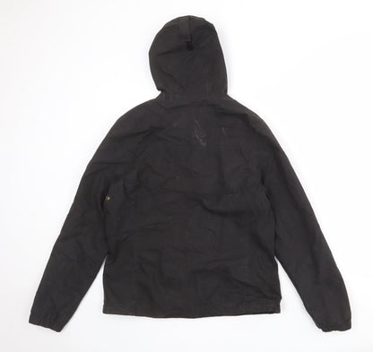 Designed for Life in Extremes Womens Black Windbreaker Jacket Size 12 Zip