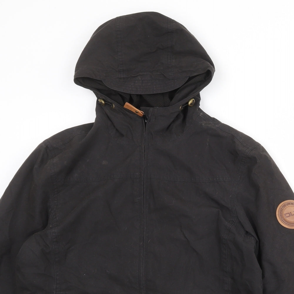 Designed for Life in Extremes Womens Black Windbreaker Jacket Size 12 Zip