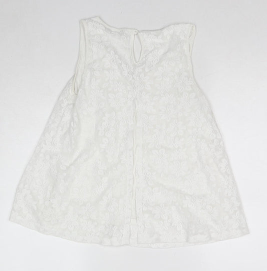 Womens UK Size 12 Select White Basic Tank