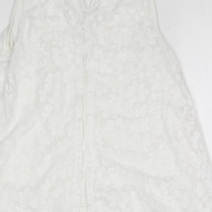 Womens UK Size 12 Select White Basic Tank