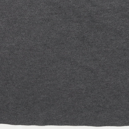 Zara Womens Grey Polyester Pullover Sweatshirt Size L Pullover