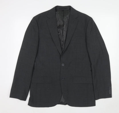 Mens UK Size 38 Marks and Spencer Regular Grey Suit Jacket
