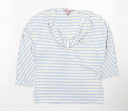 Womens UK Size 12 Phase Eight Blue Basic T-Shirt