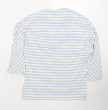 Womens UK Size 12 Phase Eight Blue Basic T-Shirt