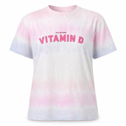 Womens UK Size M Selected Multicoloured Basic T-Shirt