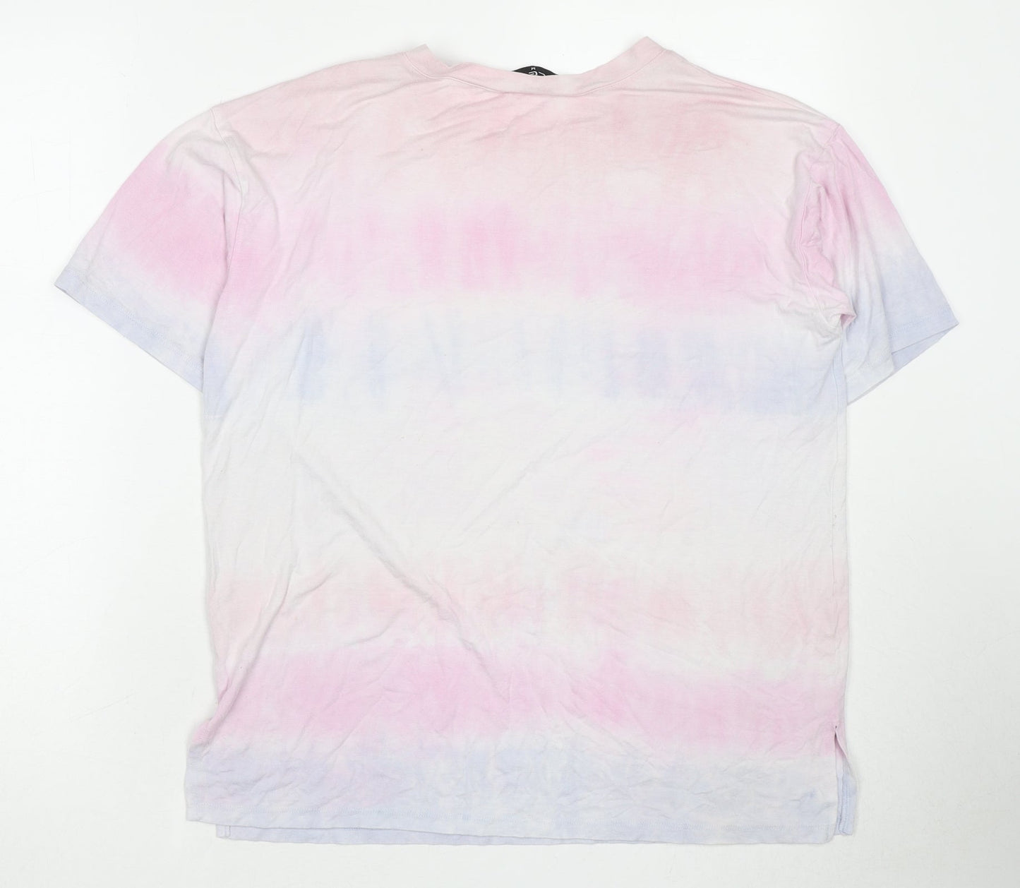 Womens UK Size M Selected Multicoloured Basic T-Shirt