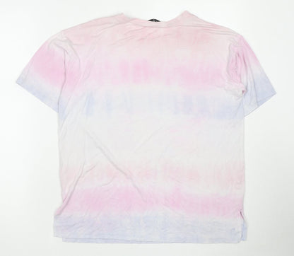 Womens UK Size M Selected Multicoloured Basic T-Shirt