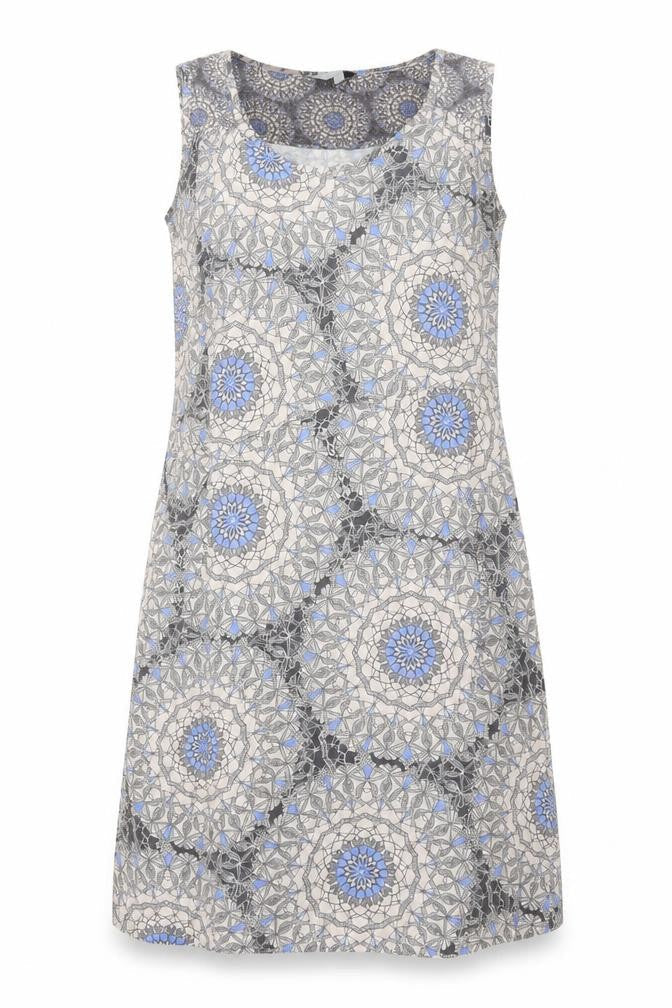 Per Una Womens Multicoloured Geometric Polyester A-Line Size 14 Round Neck Pullover