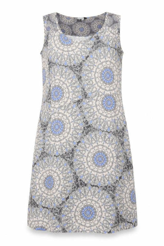 Per Una Womens Multicoloured Geometric Polyester A-Line Size 14 Round Neck Pullover