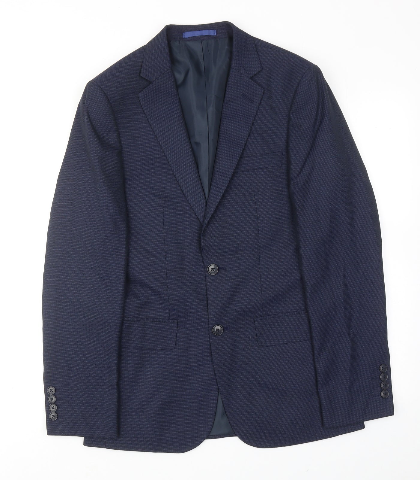 Mens UK Size 36 Marks and Spencer Regular Blue Suit Jacket