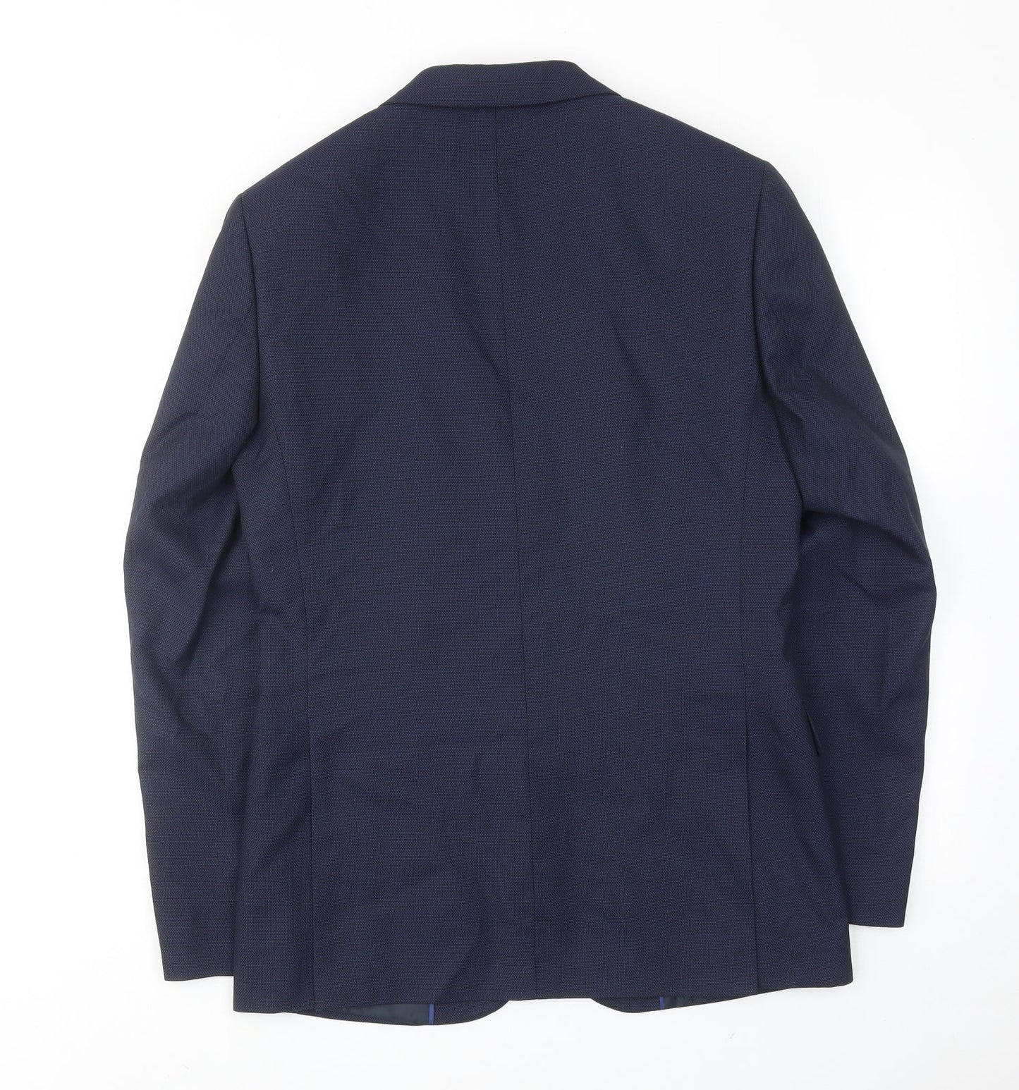 Mens UK Size 36 Marks and Spencer Regular Blue Suit Jacket