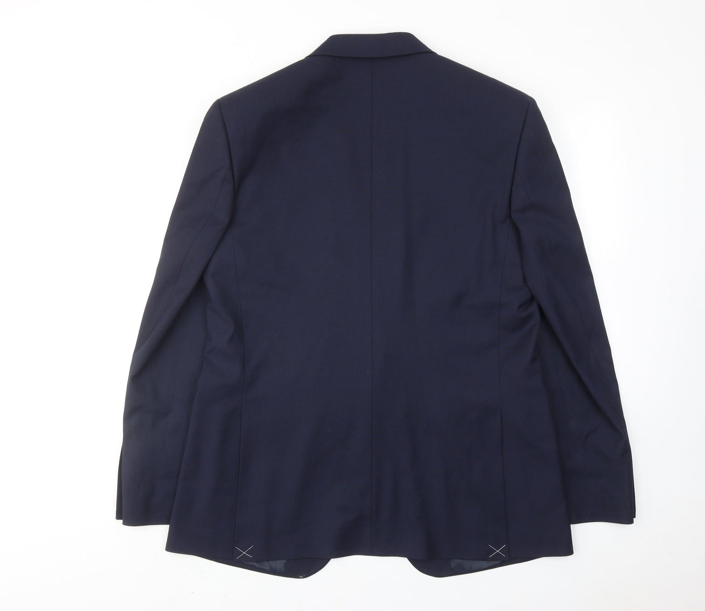 Mens UK Size 42 Marks and Spencer Regular Blue Suit Jacket