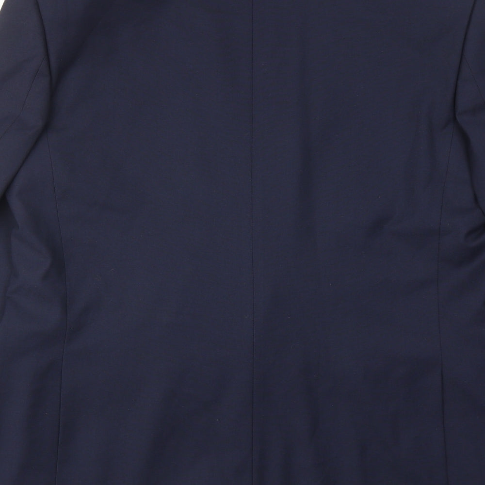 Mens UK Size 42 Marks and Spencer Regular Blue Suit Jacket
