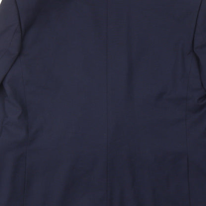 Mens UK Size 42 Marks and Spencer Regular Blue Suit Jacket