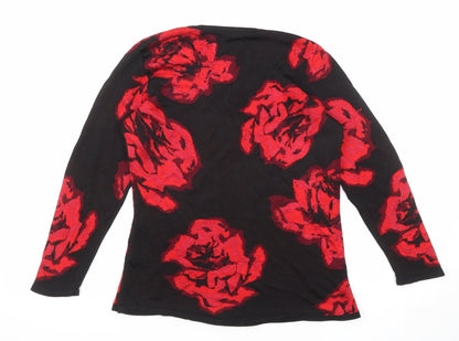 Womens UK Size S Precis Black Pullover Jumper