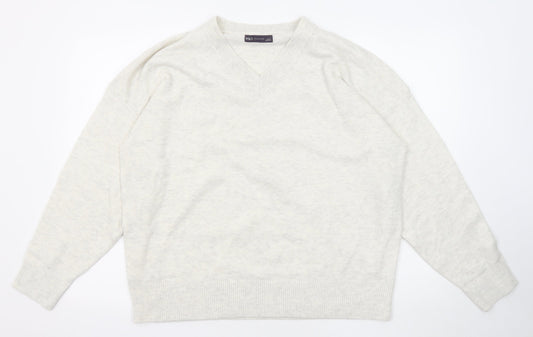 Womens UK Size L Marks and Spencer Grey Pullover Jumper