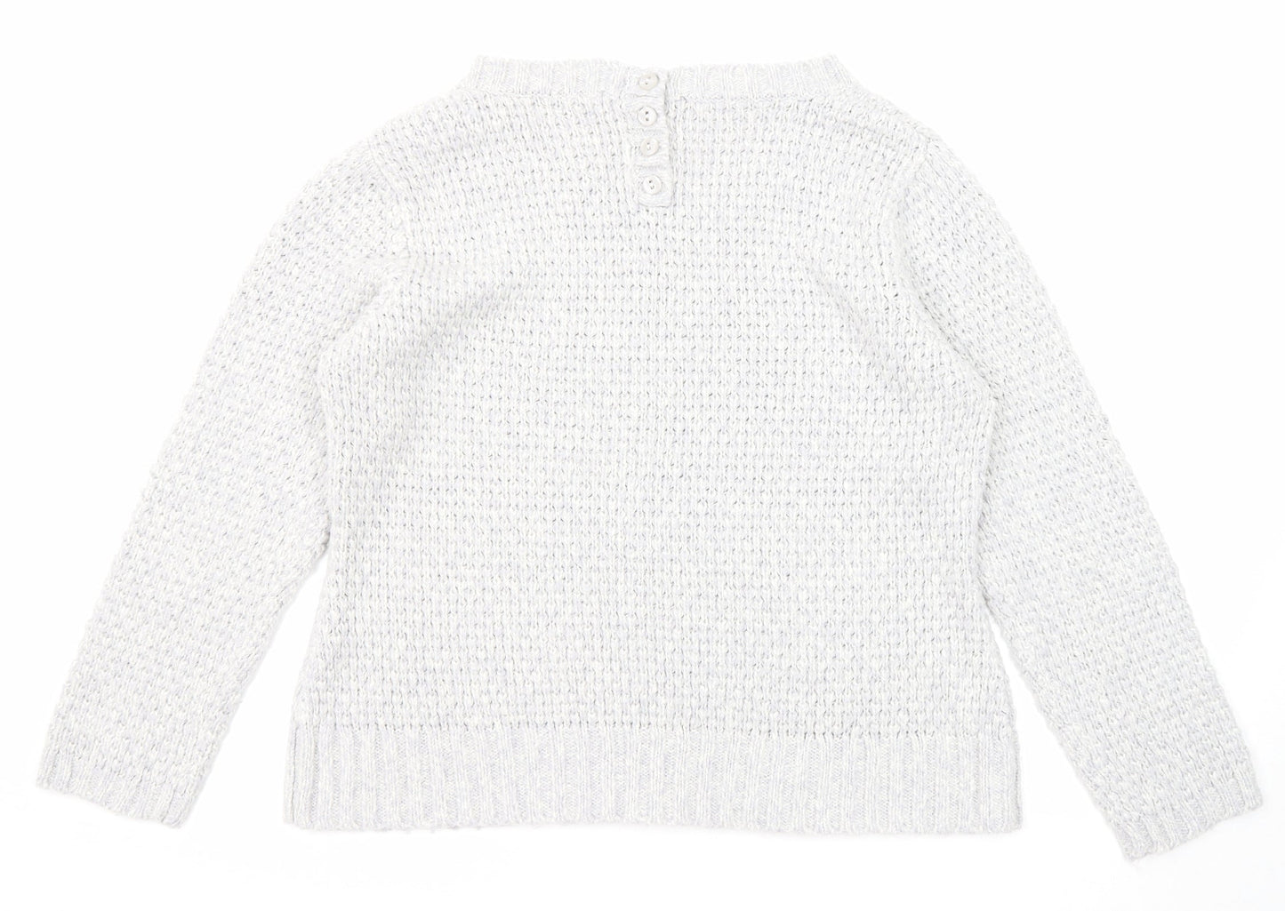 Womens UK Size L M&Co Grey Pullover Jumper