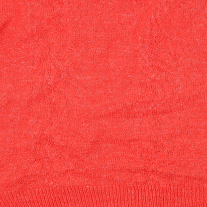 Womens UK Size S H&M Red Pullover Jumper