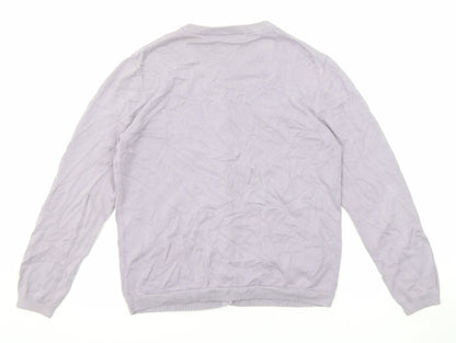 Womens UK Size S Cotswold Purple Cardigan Jumper