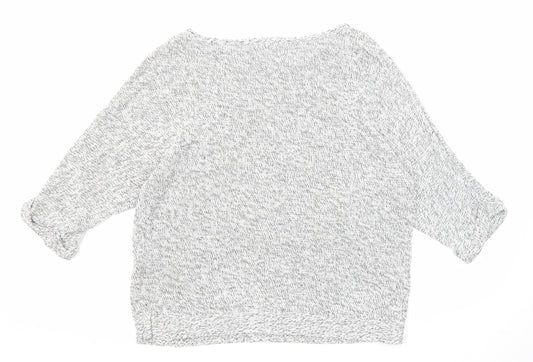 Womens UK Size S H&M White Pullover Jumper