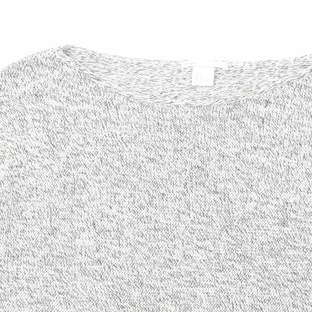 Womens UK Size S H&M White Pullover Jumper