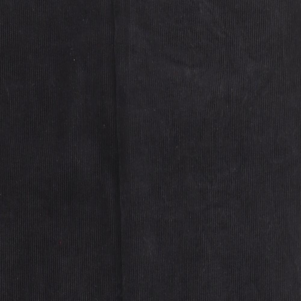 Authentic Clothing Company Womens Black Cotton Trousers Size 31 in Regular Zip