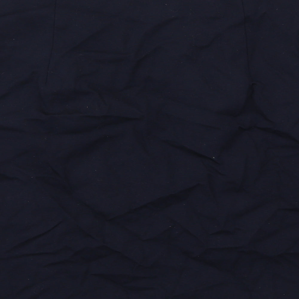 Marks and Spencer Womens Blue Viscose A-Line Skirt Size 14